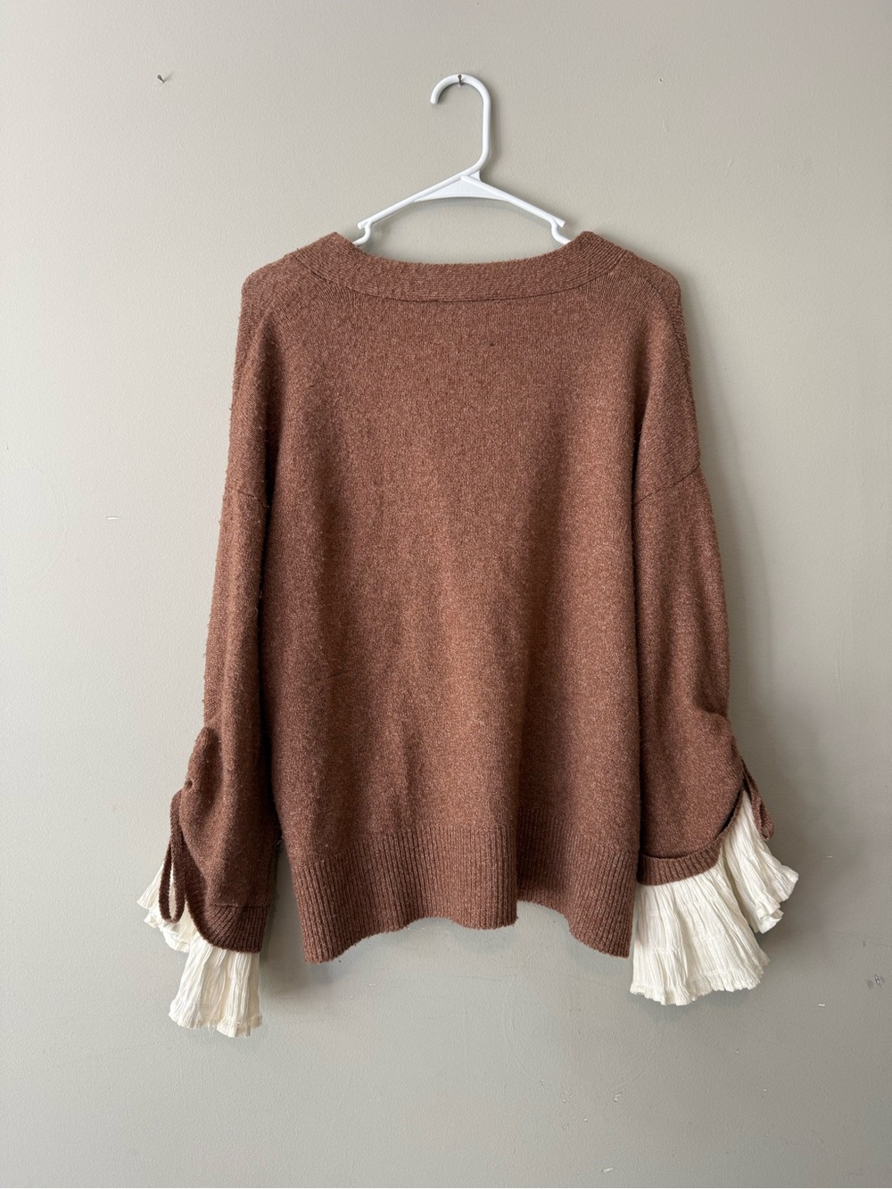 Sam Edelman Brown Button Front Women’s Sweater Cardigan - Picture 2 of 4
